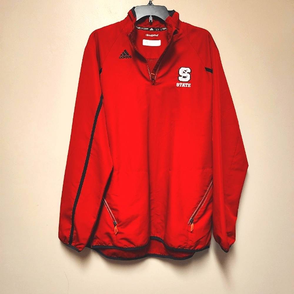 NC State x Adidas 1/4 Zip Pullover Climaproof